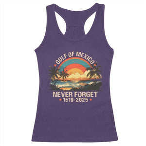 Gulf Of Mexico Racerback Tank Top Never Forget 1915 - 2025 Coast Texas Alabama Mississippi Florida Beach TS10 Purple Print Your Wear
