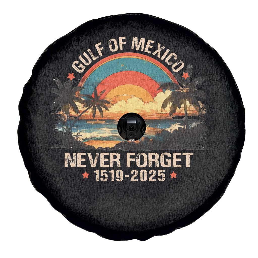 Gulf Of Mexico Spare Tire Cover Never Forget 1915 - 2025 Coast Texas Alabama Mississippi Florida Beach TS10 Print Your Wear