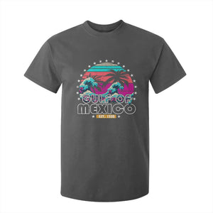 Gulf Of Mexico T Shirt For Kid Est. 1550 Retro Summer Vibes TS10 Dark Heather Print Your Wear