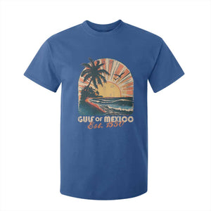 Gulf Of Mexico T Shirt For Kid Est. 1550 Sunny Vibes TS10 Royal Blue Print Your Wear
