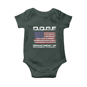 DOGE Department of Government Efficiency US Flag Baby Onesie TS10 Print Your Wear