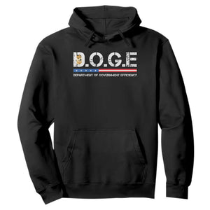 DOGE Department of Government Efficiency Hoodie TS10 Black Print Your Wear