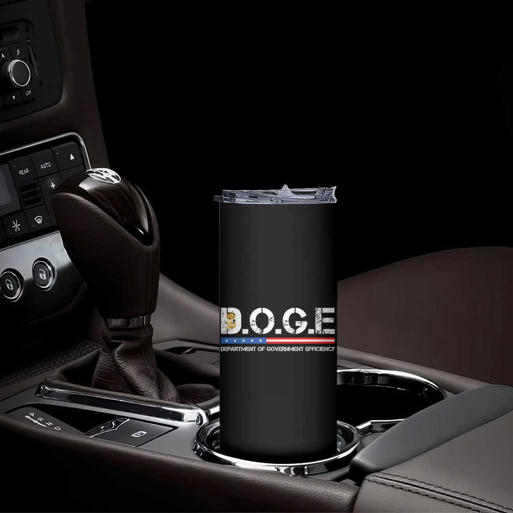 DOGE Department of Government Efficiency Skinny Tumbler TS10 Print Your Wear