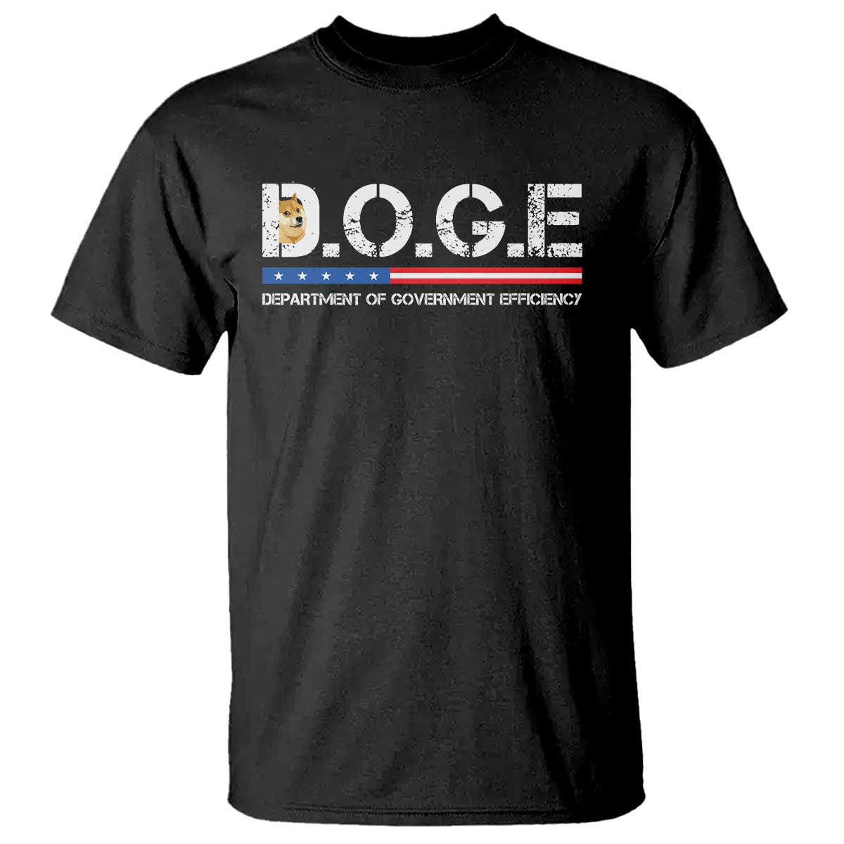 DOGE Department of Government Efficiency T Shirt TS10 Black Print Your Wear