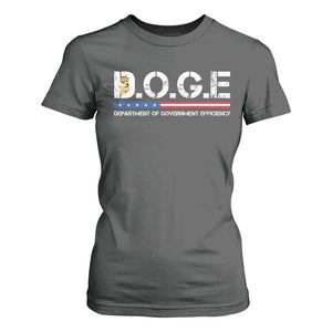 DOGE Department of Government Efficiency T Shirt For Women TS10 Dark Heather Print Your Wear
