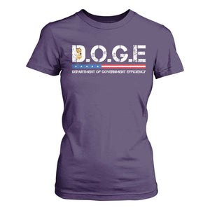 DOGE Department of Government Efficiency T Shirt For Women TS10 Purple Print Your Wear