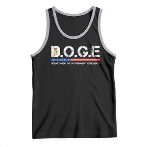 DOGE Department of Government Efficiency Tank Top TS10 Black Athletic Heather Print Your Wear