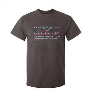 D.O.G.E. DOGE Department of Government Efficiency T Shirt For Kid American Flag Eagle TS10 Dark Chocolate Print Your Wear