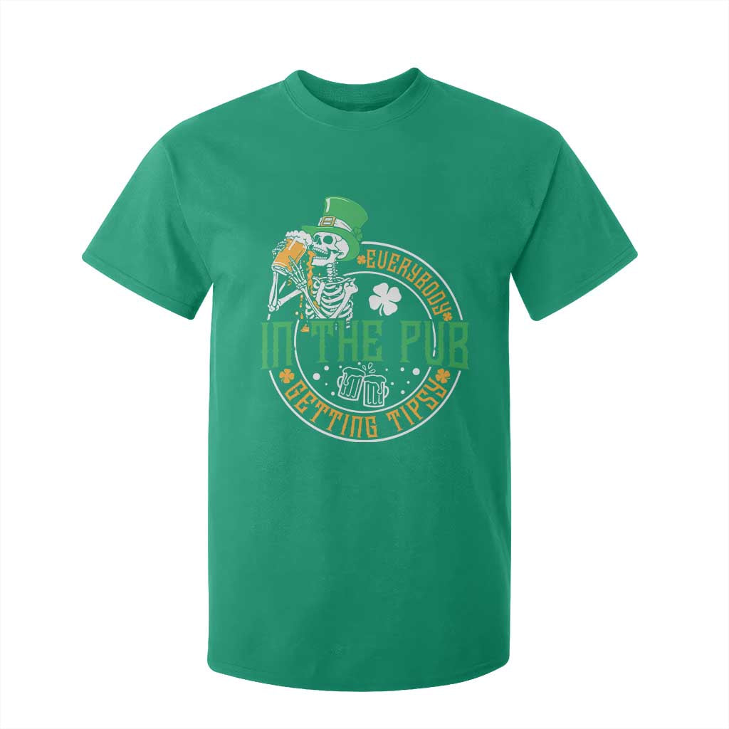 St Patricks Day Pub T Shirt For Kid Everybody In The Pub Getting Tipsy TS10 Irish Green Print Your Wear