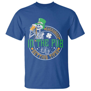 St Patricks Day Pub T Shirt Everybody In The Pub Getting Tipsy TS10 Royal Blue Print Your Wear