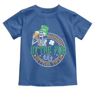 St Patricks Day Pub Toddler T Shirt Everybody In The Pub Getting Tipsy TS10 Royal Blue Print Your Wear