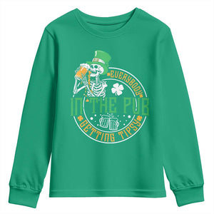 St Patricks Day Pub Youth Sweatshirt Everybody In The Pub Getting Tipsy TS10 Irish Green Print Your Wear