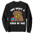 Funny Easter Bunny Sweatshirt Chocolate Rabbit You Want Piece Of Me TS10 Black Print Your Wear