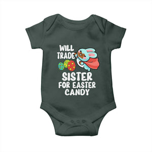 Funny Boys Easter Baby Onesie Will Trade Sister For Easter Candy TS10 Print Your Wear