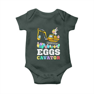 Easter Eggs-Cavator Baby Onesie Bunny Excavator TS10 Print Your Wear