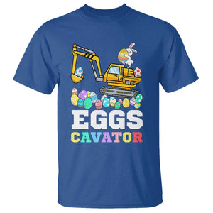 Easter Eggs-Cavator T Shirt Bunny Excavator TS10 Royal Blue Print Your Wear