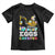 Easter Eggs-Cavator Toddler T Shirt Bunny Excavator TS10 Black Print Your Wear