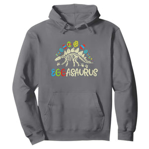 Easter Dinosaur Hoodie Kids Eggasaurus Easter Stegosaurus Dino Toddler Boys TS10 Charcoal Print Your Wear