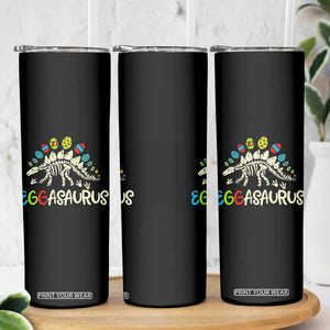 Easter Dinosaur Skinny Tumbler Kids Eggasaurus Easter Stegosaurus Dino Toddler Boys TS10 Print Your Wear