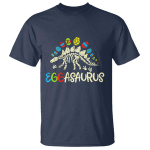 Easter Dinosaur T Shirt Kids Eggasaurus Easter Stegosaurus Dino Toddler Boys TS10 Navy Print Your Wear