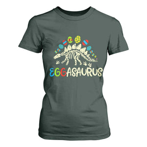 Easter Dinosaur T Shirt For Women Kids Eggasaurus Easter Stegosaurus Dino Toddler Boys TS10 Dark Forest Green Print Your Wear