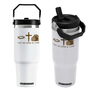 Christian Easter Flip Straw Tumbler A Lot Can Happen In Three Days TS10 One Size: 30 oz White Print Your Wear