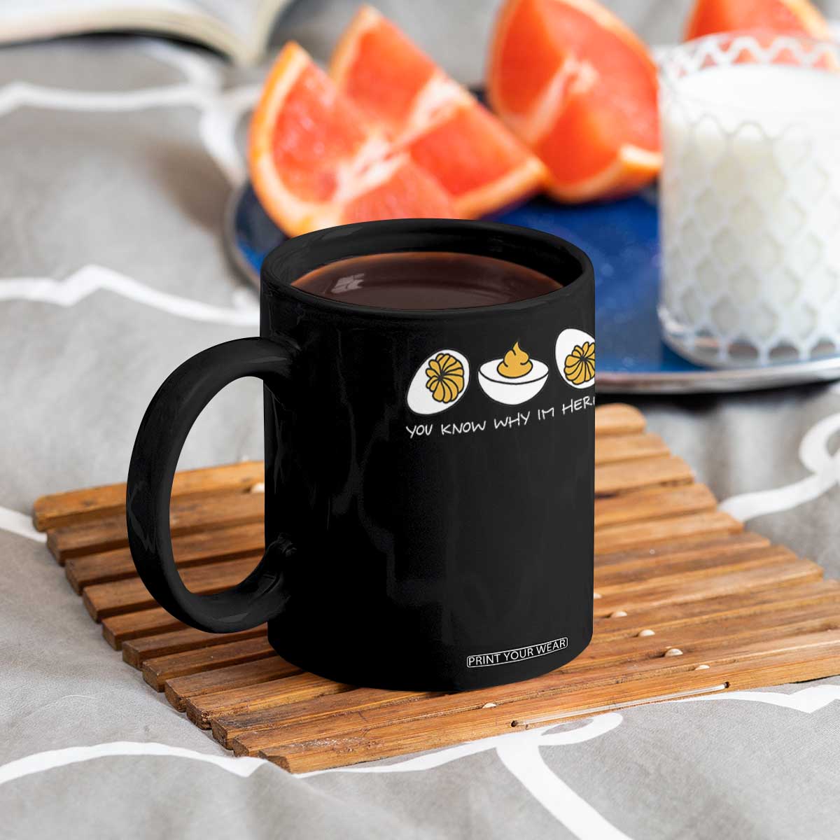 Funny Easter Coffee Mug You Know Why Im Here TS10 Print Your Wear