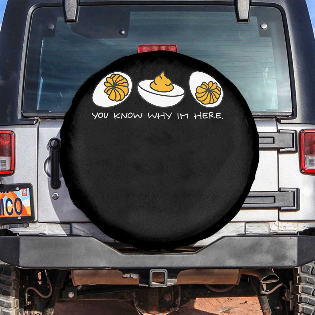 Funny Easter Spare Tire Cover You Know Why Im Here TS10 No hole Black Print Your Wear