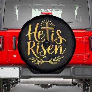 He Is Risen Spare Tire Cover Jesus Easter Religious Christians TS10 Black Print Your Wear