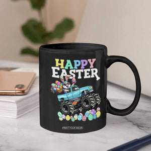 Boys Happy Easter Bunny Monster Truck Coffee Mug Eggs Cool Rabbit Car Lovers Toddler TS10 Print Your Wear