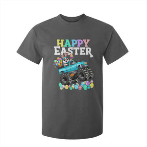 Boys Happy Easter Bunny Monster Truck T Shirt For Kid Eggs Cool Rabbit Car Lovers Toddler TS10 Dark Heather Print Your Wear