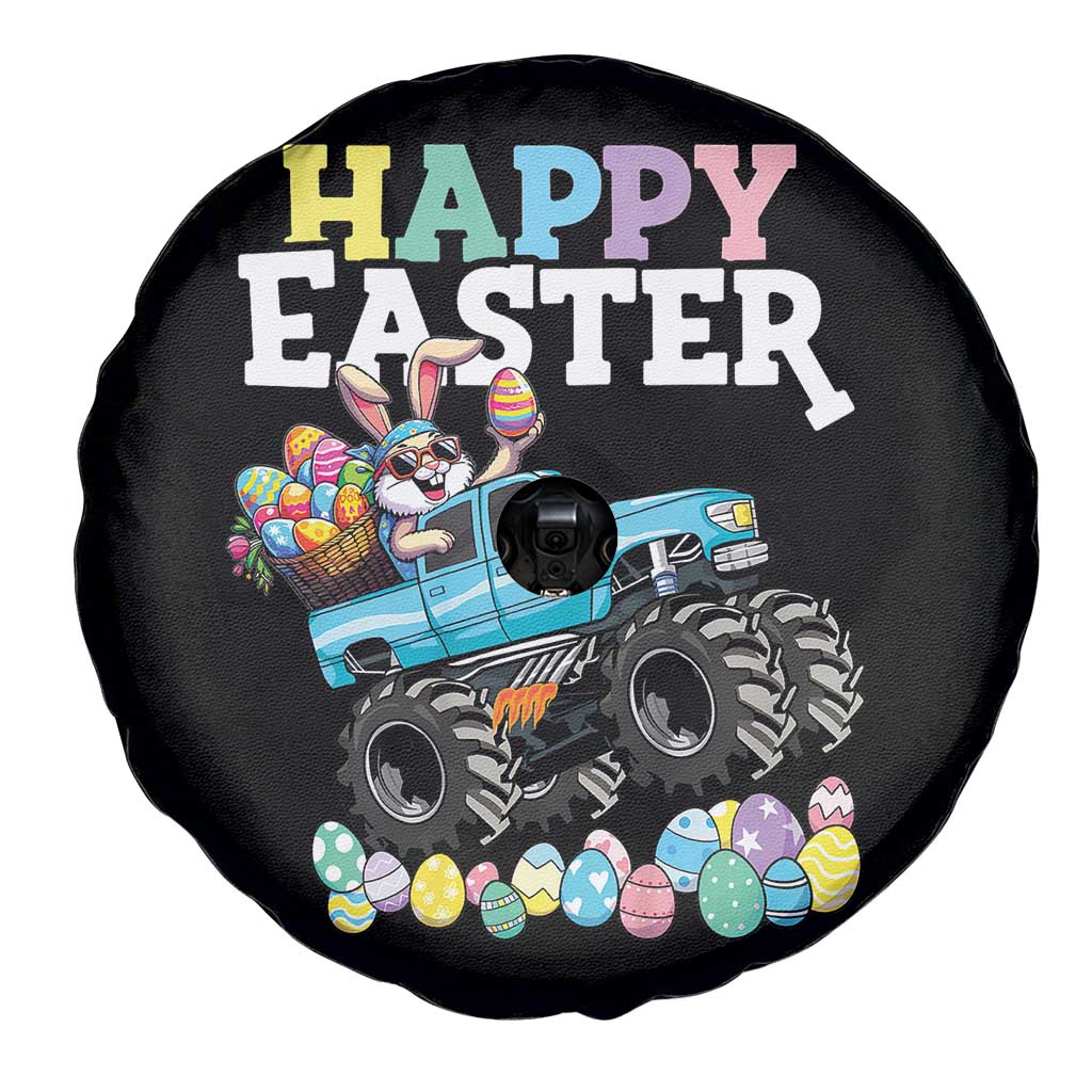 Boys Happy Easter Bunny Monster Truck Spare Tire Cover Eggs Cool Rabbit Car Lovers Toddler TS10 Print Your Wear