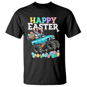 Boys Happy Easter Bunny Monster Truck T Shirt Eggs Cool Rabbit Car Lovers Toddler TS10 Black Print Your Wear