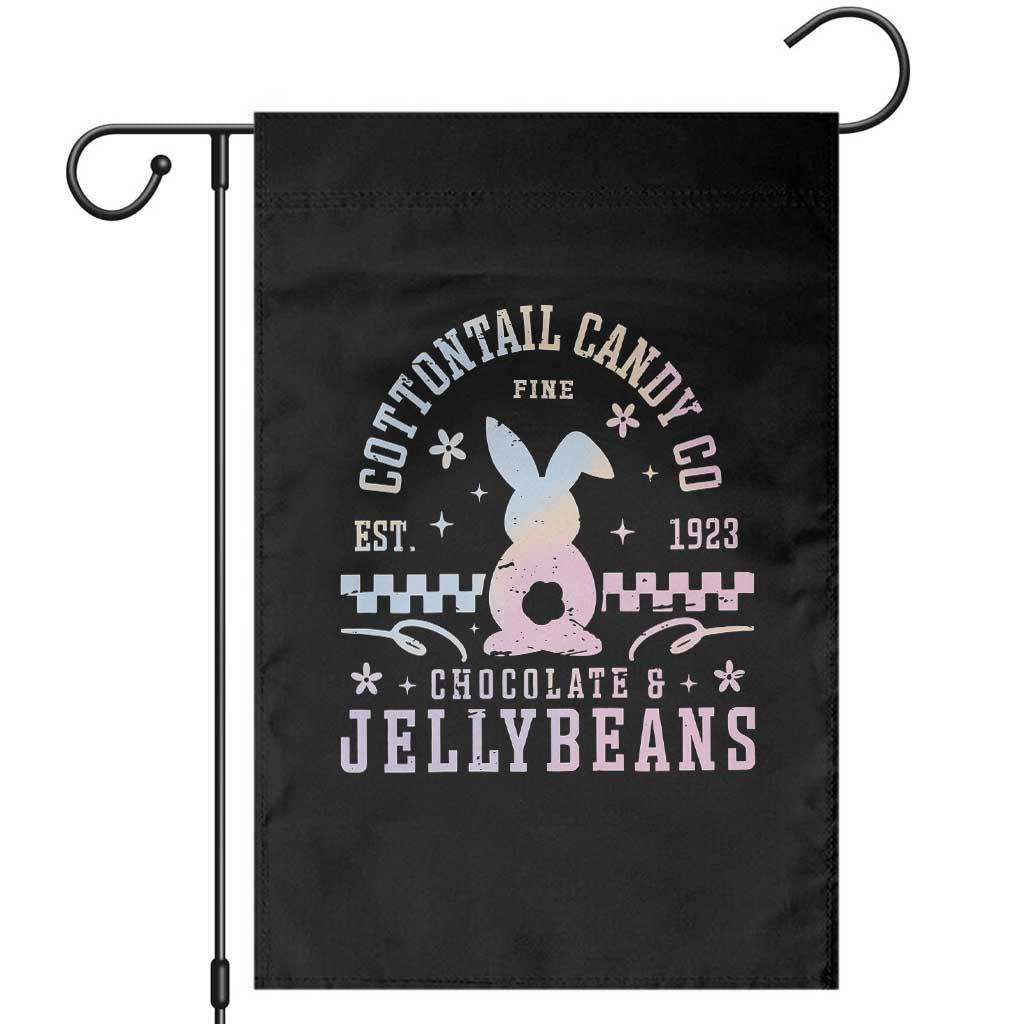 Cottontail Candy Company Easter Garden Flag Carrot Bunny Rabbit Family Matching TS10 Black Print Your Wear