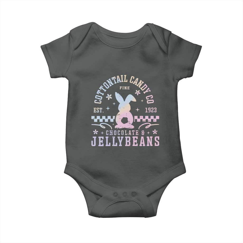 Cottontail Candy Company Easter Baby Onesie Carrot Bunny Rabbit Family Matching TS10 Dark Heather Print Your Wear