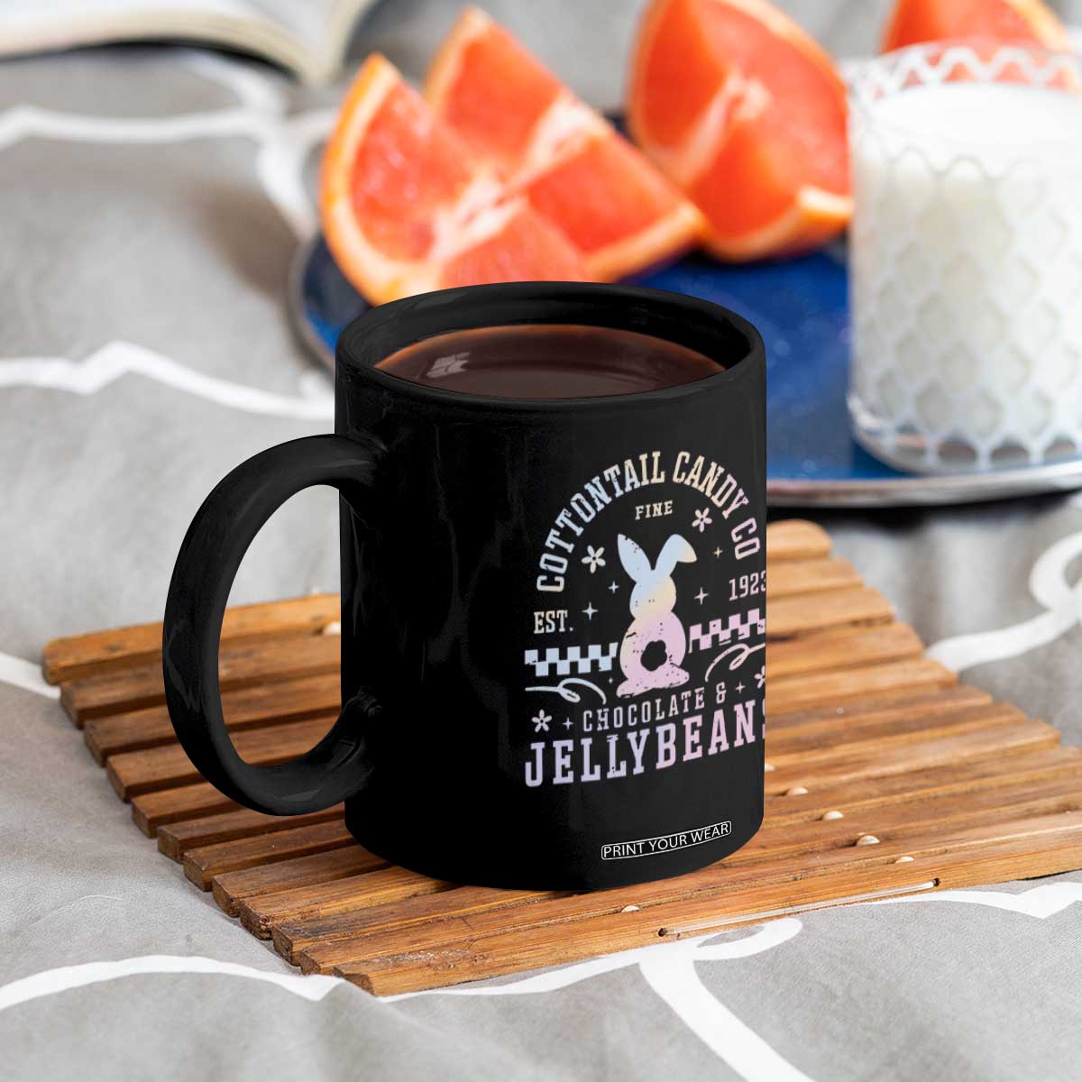 Cottontail Candy Company Easter Coffee Mug Carrot Bunny Rabbit Family Matching TS10 Print Your Wear