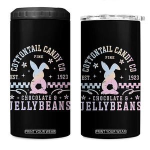 Cottontail Candy Company Easter 4 in 1 Can Cooler Tumbler Carrot Bunny Rabbit Family Matching TS10 One Size: 16 oz Black Print Your Wear