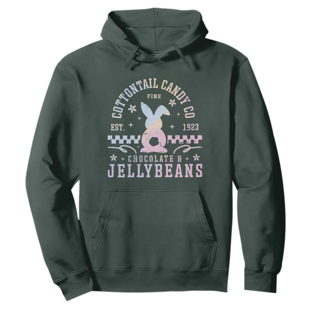 Cottontail Candy Company Easter Hoodie Carrot Bunny Rabbit Family Matching TS10 Dark Forest Green Print Your Wear