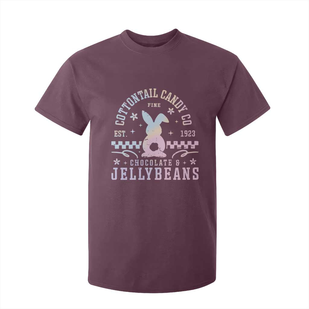 Cottontail Candy Company Easter T Shirt For Kid Carrot Bunny Rabbit Family Matching TS10 Maroon Print Your Wear