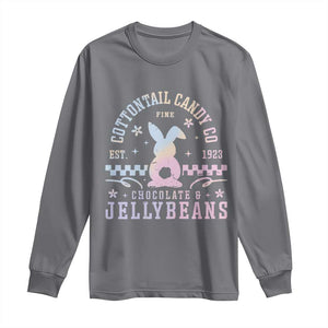 Cottontail Candy Company Easter Long Sleeve Shirt Carrot Bunny Rabbit Family Matching TS10 Charcoal Print Your Wear