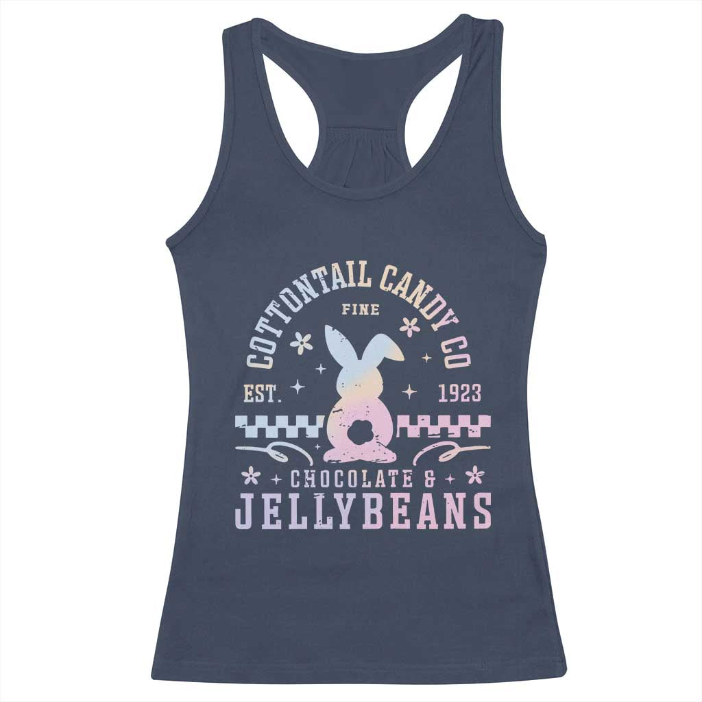 Cottontail Candy Company Easter Racerback Tank Top Carrot Bunny Rabbit Family Matching TS10 Navy Print Your Wear