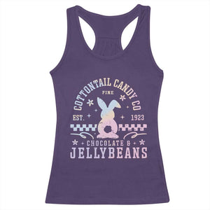Cottontail Candy Company Easter Racerback Tank Top Carrot Bunny Rabbit Family Matching TS10 Purple Print Your Wear