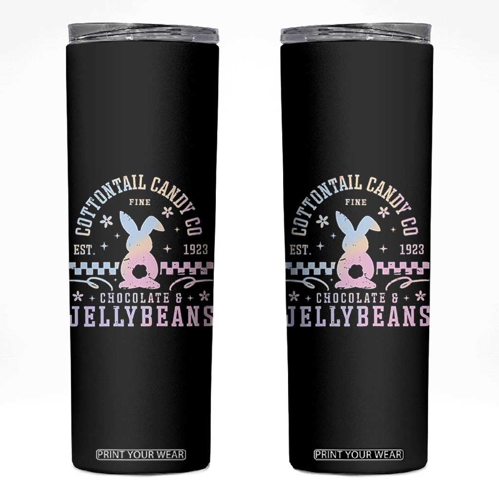 Cottontail Candy Company Easter Skinny Tumbler Carrot Bunny Rabbit Family Matching TS10 Black Print Your Wear