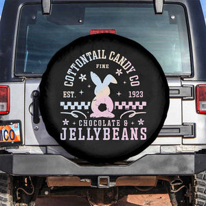 Cottontail Candy Company Easter Spare Tire Cover Carrot Bunny Rabbit Family Matching TS10 No hole Black Print Your Wear
