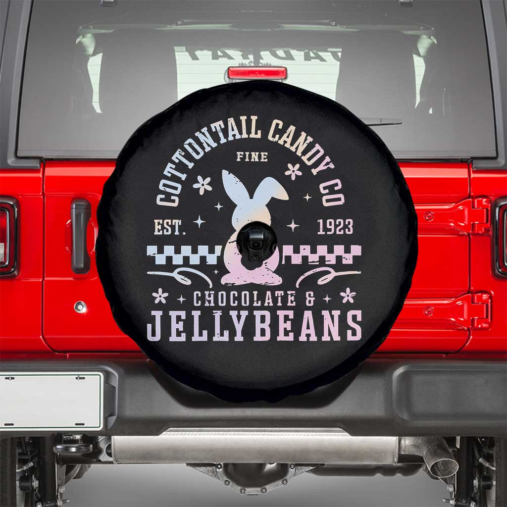 Cottontail Candy Company Easter Spare Tire Cover Carrot Bunny Rabbit Family Matching TS10 Black Print Your Wear