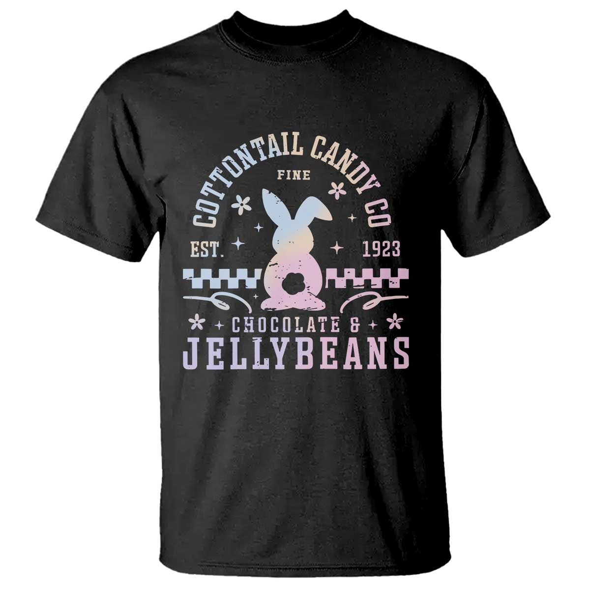 Cottontail Candy Company Easter T Shirt Carrot Bunny Rabbit Family Matching TS10 Black Print Your Wear