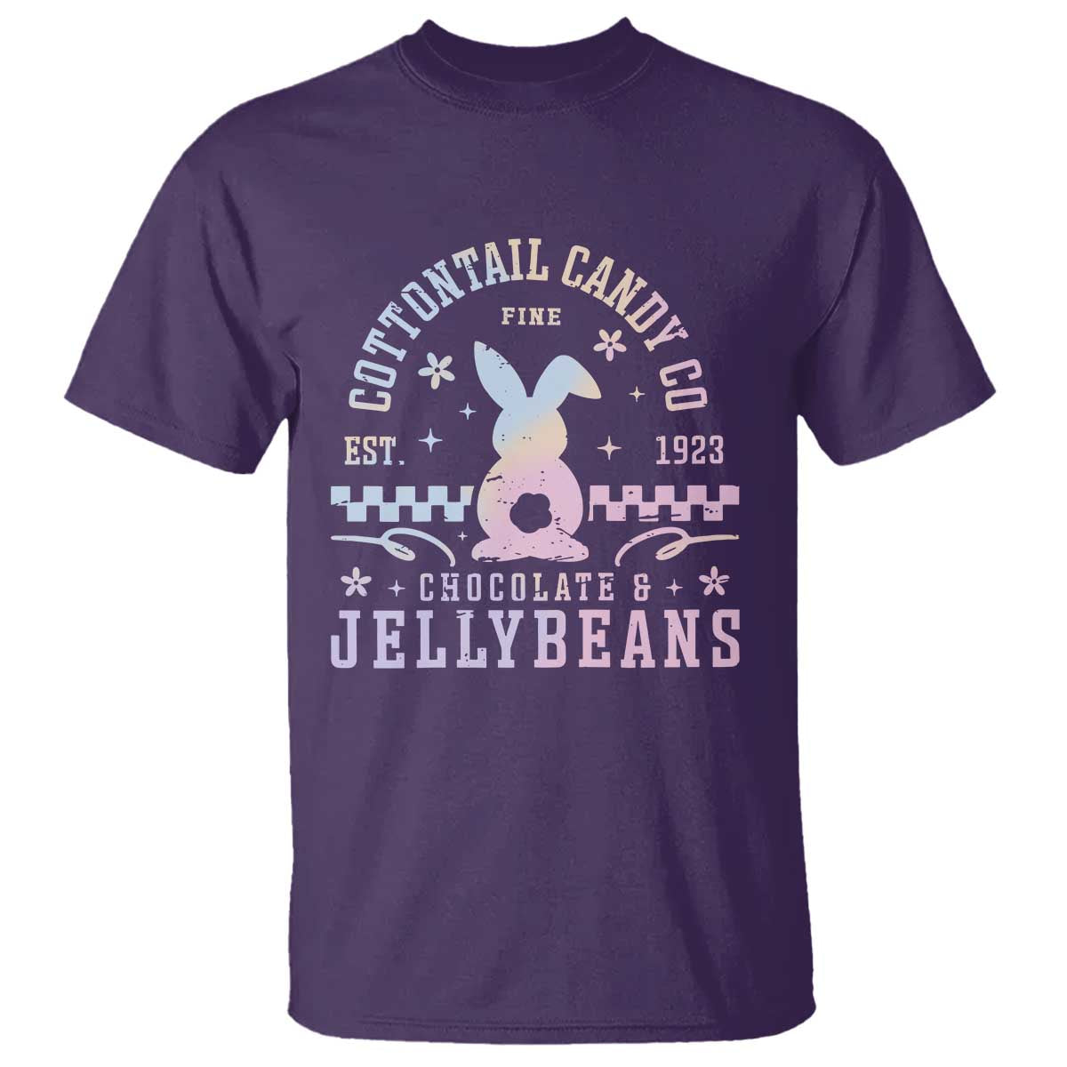 Cottontail Candy Company Easter T Shirt Carrot Bunny Rabbit Family Matching TS10 Purple Print Your Wear