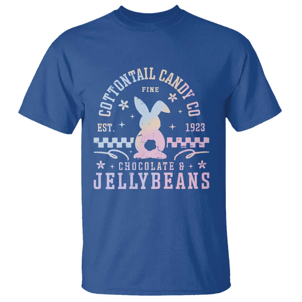 Cottontail Candy Company Easter T Shirt Carrot Bunny Rabbit Family Matching TS10 Royal Blue Print Your Wear