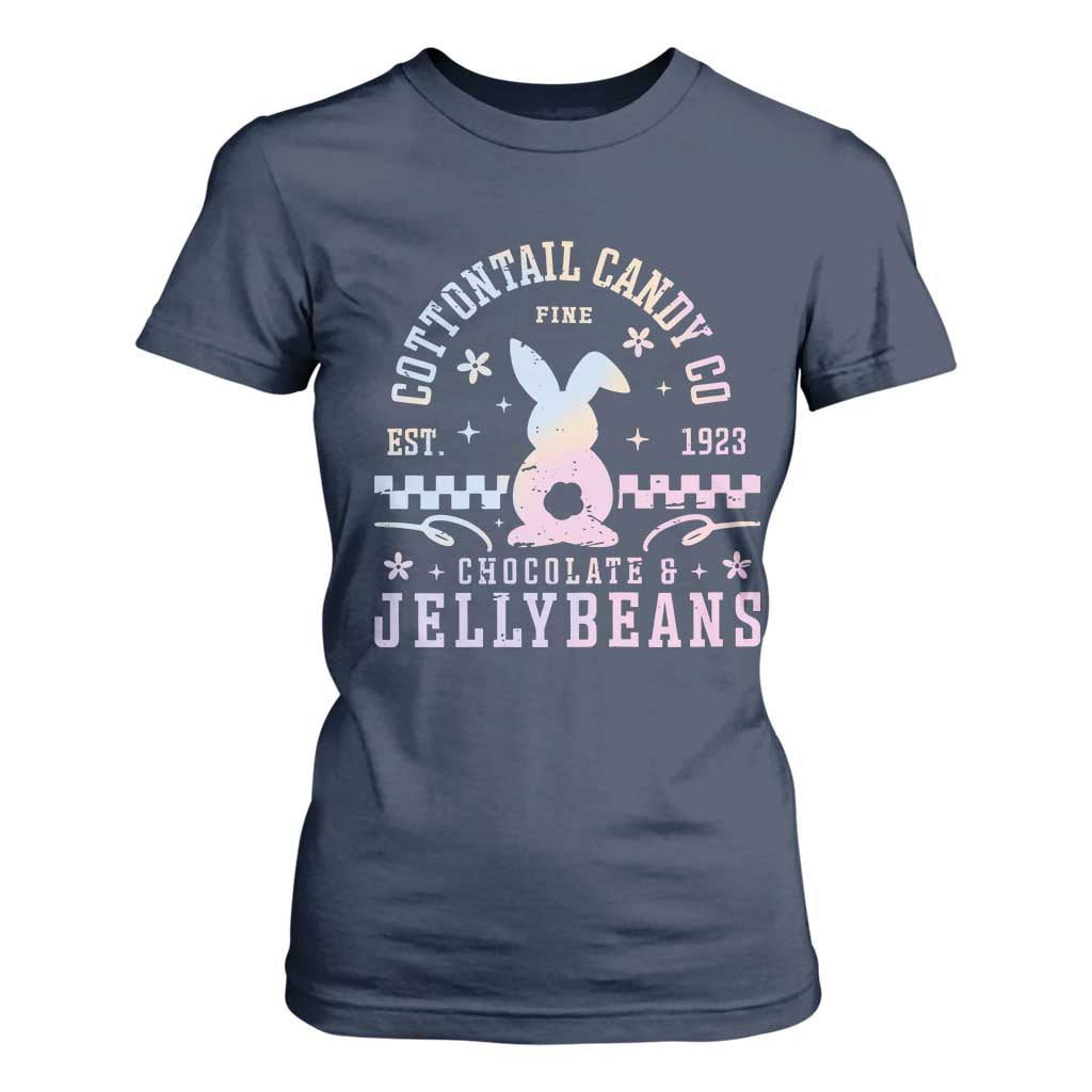 Cottontail Candy Company Easter T Shirt For Women Carrot Bunny Rabbit Family Matching TS10 Navy Print Your Wear