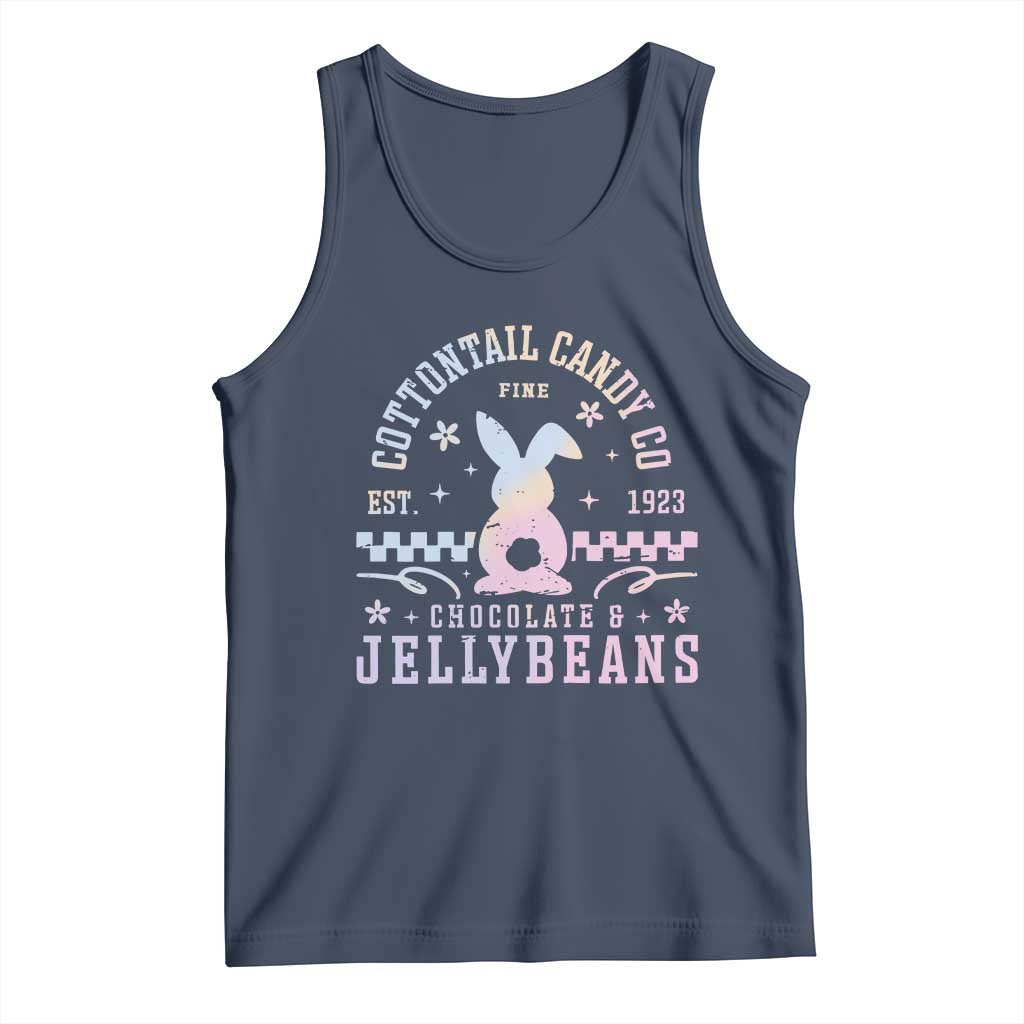 Cottontail Candy Company Easter Tank Top Carrot Bunny Rabbit Family Matching TS10 Navy Print Your Wear